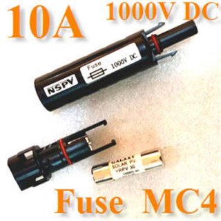 ฟิวส์โซล่าเซลล์ MC4 10A 1000V