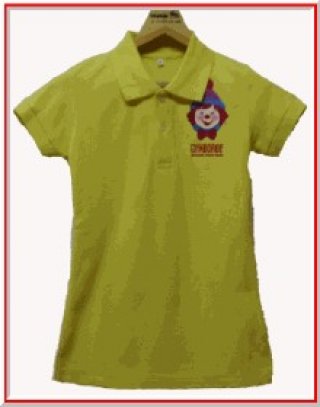 แบบเสื้อโปโลสตรีสีเขียวล้วน