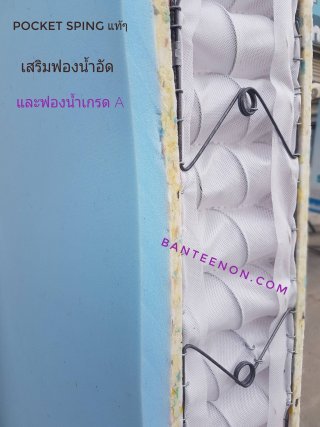 ที่นอน Pocketspring เสริมฟองน้ำ