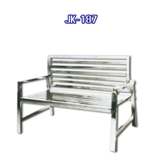เก้าอี้สแตนเลสยาว รหัส JK-187