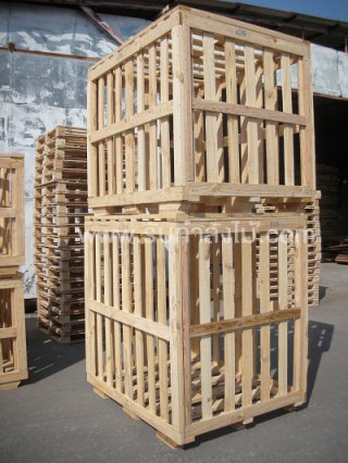 Open Wooden Crate