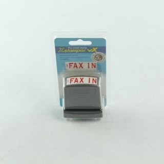 ตรายางหมึกในตัว X Stamper (FAX IN)