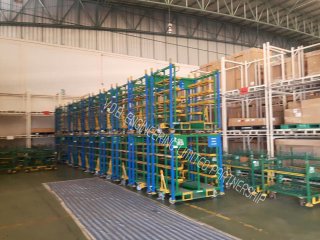 Steel rack roll pallet