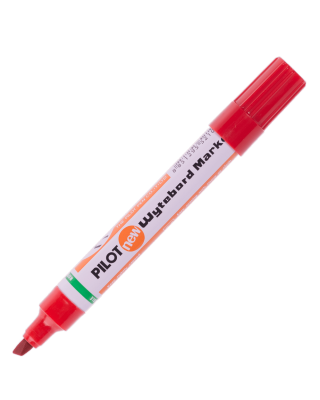 ปากกาไวท์บอร์ดหัวตัด Pilot WBMK B สีแดง 