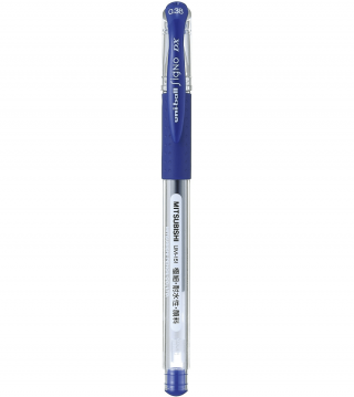 ปากกาหมึกเจล uni Signo DX UM 151 สีน้ำเงิน