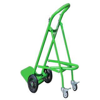 Solid Rubber Wheels Hand Trolley For Gas Cylinder 