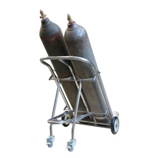 Stainless Double Cylinder Fold down Hand Truck