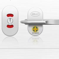 กลอนประตูห้องน้ำป้องกันแบคทีเรีย