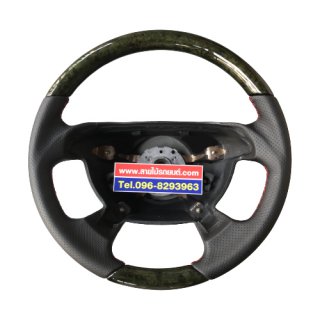 พวงมาลัยลายไม้ BLACK BIRD EYE BENZ W124