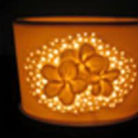 Oval Aroma Burner Frangipani