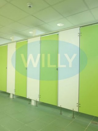 แผ่นกั้นห้องน้ำสำเร็จรูป WILLY