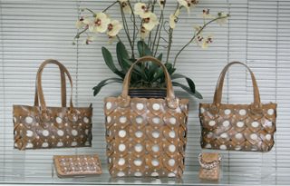 Genuine Leather Handbags (Sea Snake)