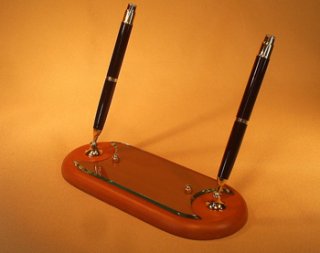 Wood Pen Stand