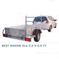 Best Wagon Aluminium Trailer 3.5x6.5 Feet