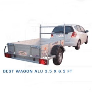 Best Wagon Aluminium Trailer 3.5x6.5 FT