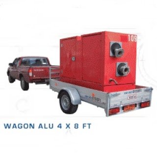 Wagon Aluminium Trailer 4x8 FT
