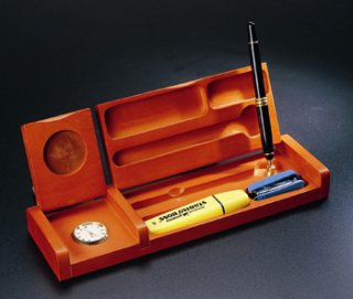Wood Pen Stand