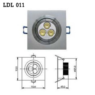 ไฟดาวน์ไลท์ AC 100-230V 50/60Hz (LDL 011)