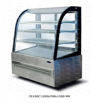 cake cabinet 120cm model CK120