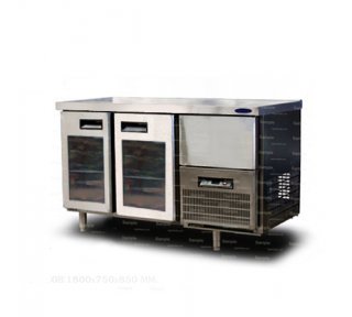 Counter freezer (Cabinet) chiller 150 2 door Glass