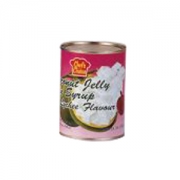 Coconut Jelly in Lychee Syrup Canned, Thai Coconut milk