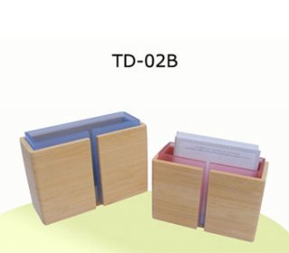 Rubber Wood Memo Holder