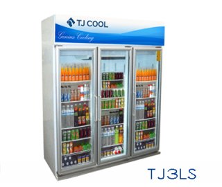 Beverage Chiller Mini Mart 3-door model TJ3LS