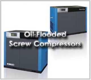 เครื่องปั๊มลมแบบสกรู Screw Air compressor KOBELCO