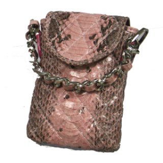 Python Leather Handbag