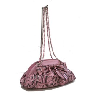 Python Leather Handbag
