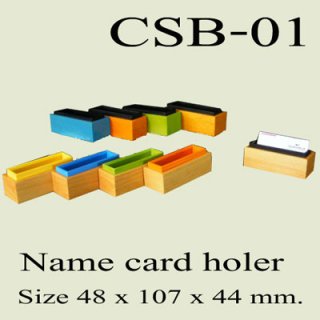 Rubber Wood Memo Holder