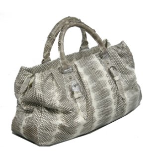 Sea Snake Leather Handbag