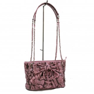 Python Leather Handbag