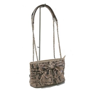 Python Leather Handbag