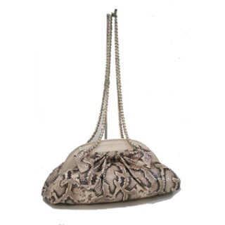 Python Leather Handbag