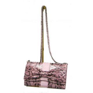 Python Leather Handbag
