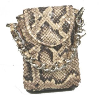 Python Leather Handbag