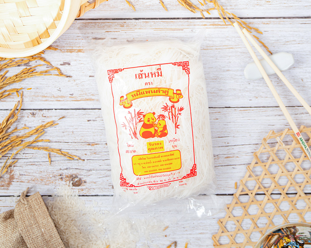 เส้นหมี่ตราหมีแพนด้าคู่