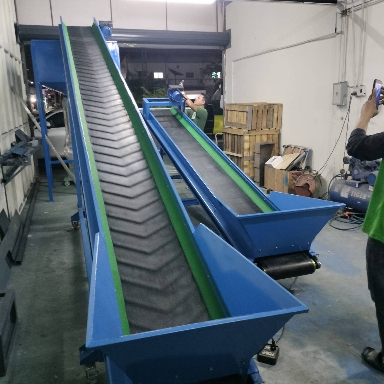 Conveyor system background