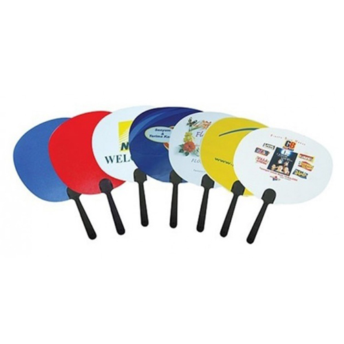 พัดพลาสติก พิมพ์โลโก้องค์กร