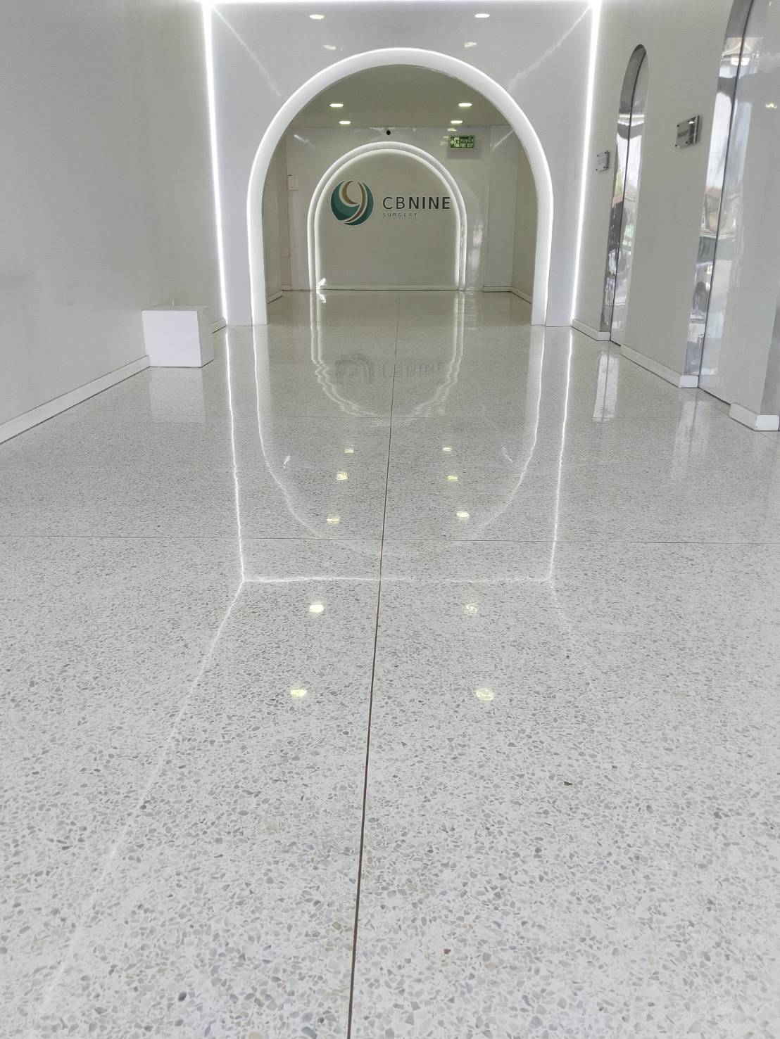 ผลงานขัดพื้นหินอ่อน