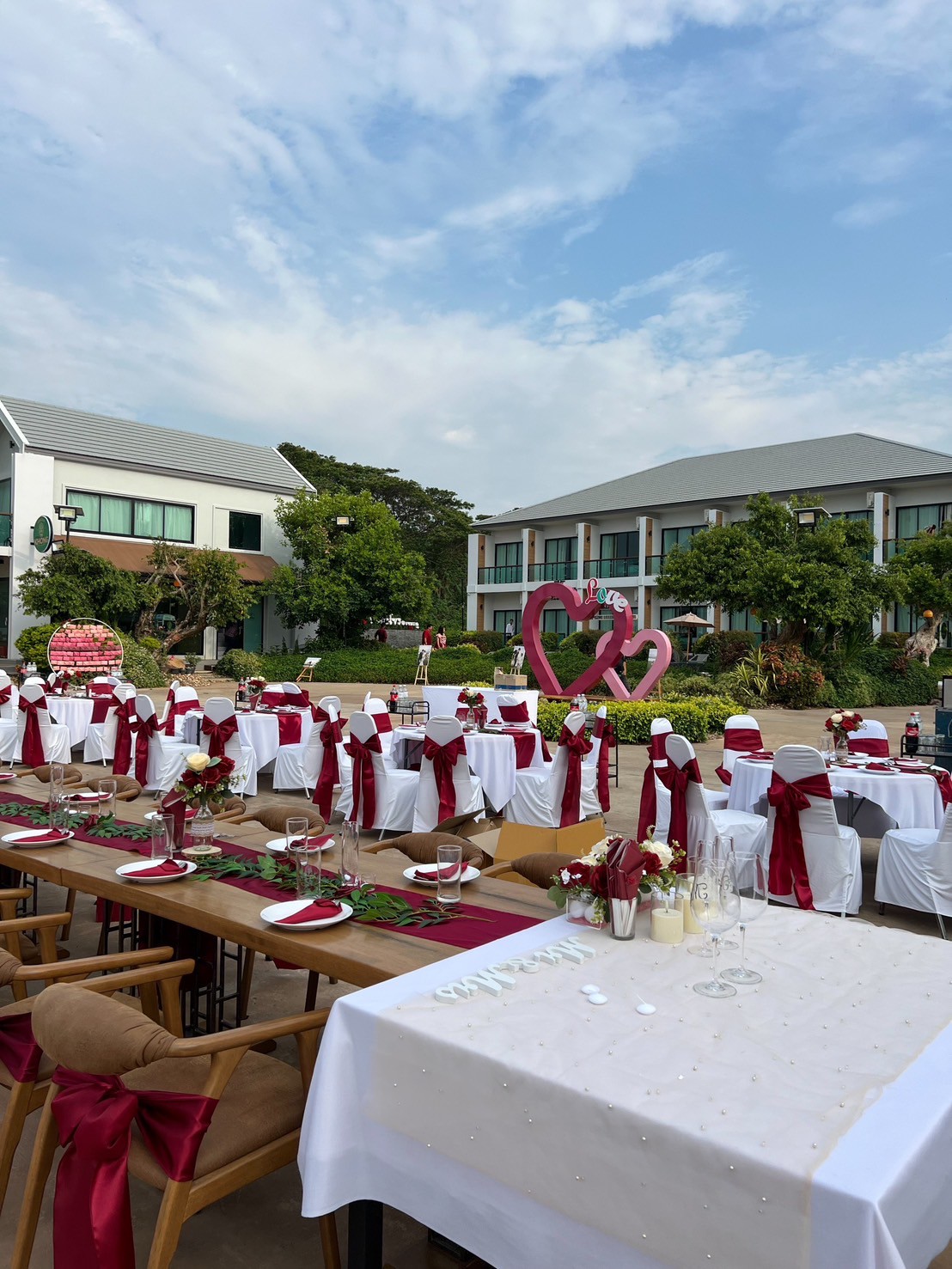 บรรยากาศงานจัดเลี้ยง