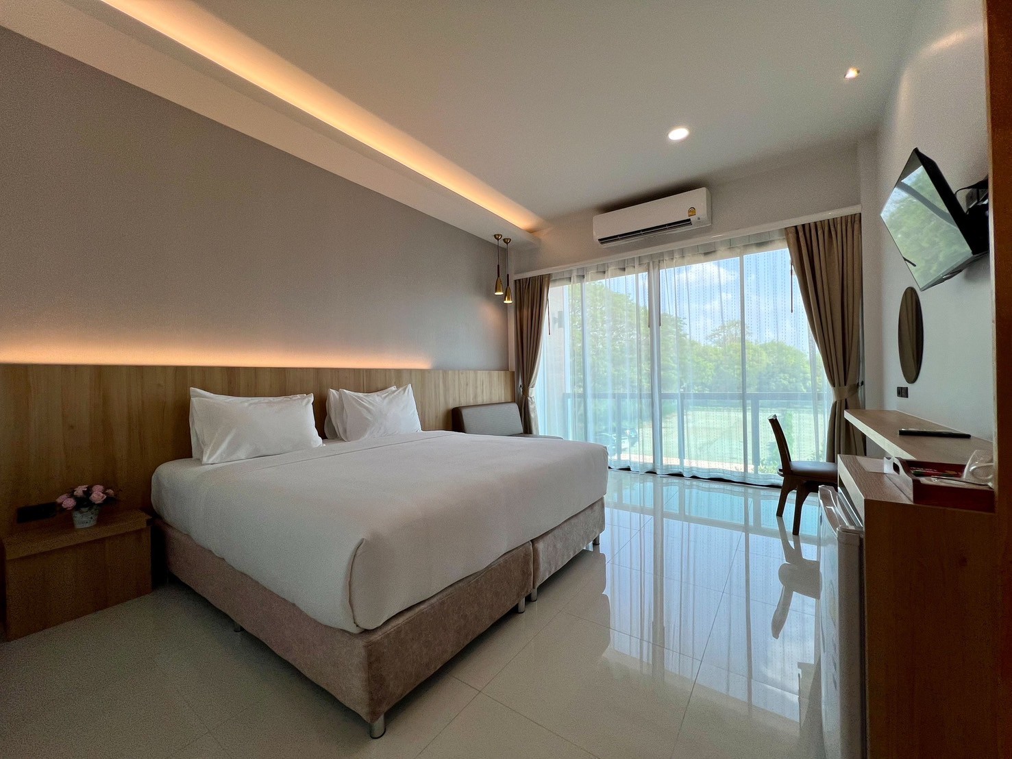 บรรยากาศภายในห้องพัก