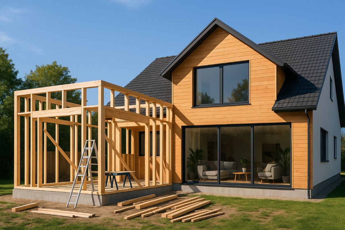 ต่อเติมหลังคาข้างบ้านที่ช่วยกันแดด กันฝน และเพิ่มพื้นที่ใช้สอย