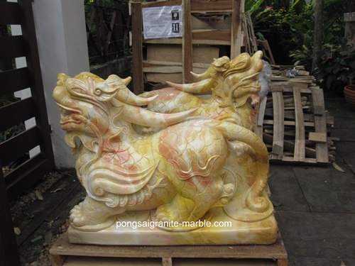 ปี่เซียะหินอ่อน