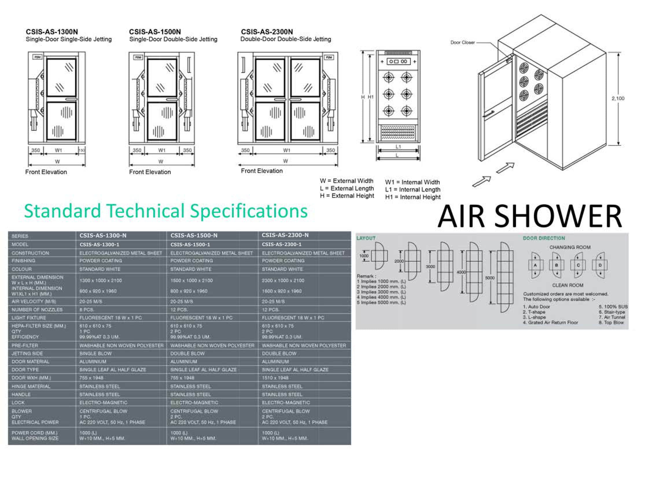<b>AIR SHOWER</b>